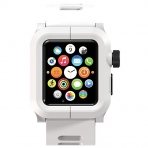 LUNATIK Apple Watch Seri 1 Klf/Silikon Kay (42mm)-White