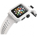 LUNATIK Apple Watch Seri 1 Klf/Silikon Kay (42mm)-White