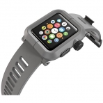 LUNATIK Apple Watch Seri 1 Klf/Silikon Kay (42mm)-Gray