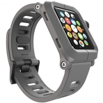 LUNATIK Apple Watch Seri 1 Klf/Silikon Kay (42mm)-Gray