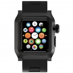 LUNATIK Apple Watch Seri 1 Klf/Silikon Kay (42mm)-Black