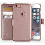 LUPA Apple iPhone 6 / 6S Slim Czdan Klf-Rose Gold