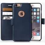 LUPA Apple iPhone 7 Slim Czdan Klf-Navy Blue
