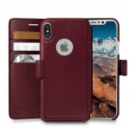 LUPA Apple iPhone 8 Klasik Czdan Klf-Burgundy