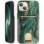 LUPA Legacy Serisi iPhone 13 Pro Max Czdan Klf-Emerald Marble