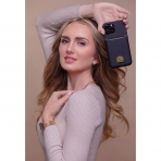LUPA Legacy Serisi iPhone 13 Pro Czdan Klf-Pine Green