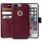 LUPA iPhone 7 Plus Slim Czdan Klf-Burgundy