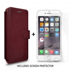 LUPA iPhone 7 Plus Slim Czdan Klf-Burgundy