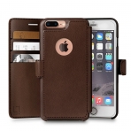 LUPA iPhone 7 Plus Slim Czdan Klf-Dark Brown