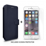 LUPA iPhone 7 Plus Slim Czdan Klf-Navy Blue