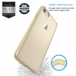 LUVVITT Apple iPhone 7 Hybrid Klf-Transparent Gold