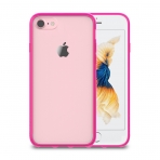 LUVVITT Apple iPhone 7 Hybrid Klf-Transparent Pink