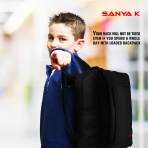 Sanya K Laptop Briefcase Srt antas-Black