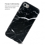 Leminimo iPhone 7 Exact Fit Klf-Black Marble