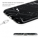 Leminimo iPhone 7 Exact Fit Klf-Black Marble