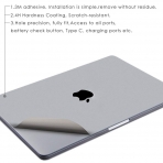 Leze MacBook Air Tam Koruma kartmas (13-13.3in)(Space Gray)