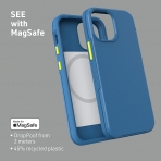 LifeProof See Serisi iPhone 13 Mini MagSafe Uyumlu Klf -Blue