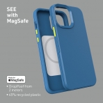 LifeProof See Serisi iPhone 13 Pro Max MagSafe Uyumlu Klf -Blue