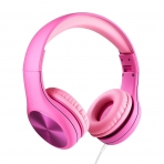 LilGadgets Shareport Çocuklar İçin Kulak Üstü Kulaklık-Pink