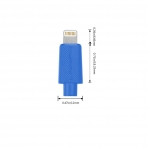 Linkpin 8 Pin USB Lightning Kablo (0.91M)-Blue