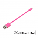 Linkpin 8 Pin USB Lightning Kablo (0.15M)-Pink