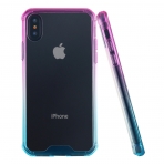 Lontect Apple iPhone X Bumper Klf- Pink Blue