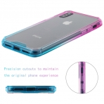 Lontect Apple iPhone X Bumper Klf- Pink Blue