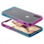 Lontect Apple iPhone X Bumper Klf- Pink Blue