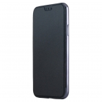Lontect Apple iPhone X Deri Czdan Klf- Black