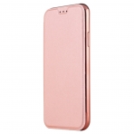 Lontect Apple iPhone X Deri C�zdan K�l�f- Rose Gold