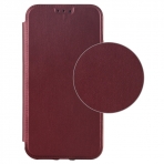 Lontect Apple iPhone X Deri C�zdan K�l�f- Rose Red