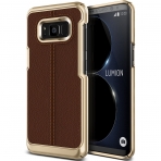 Lumion Galaxy S8 Plus Nova Serisi Classic Slim Rugged Deri Klf-Milky Brown