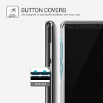 Lumion Samsung Galaxy Note 8 Diamont Seri Bumper Klf (MIL-STD-810)-Black Metallic