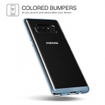 Lumion Samsung Galaxy Note 8 Diamont Seri Bumper Klf (MIL-STD-810)-Blue Cloud