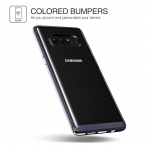 Lumion Samsung Galaxy Note 8 Diamont Seri Bumper Klf (MIL-STD-810)-Orchid Purple