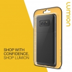 Lumion Samsung Galaxy Note 8 Gardien Serisi Klf (MIL-STD-810)-Metallic Silver