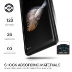 Lumion Samsung Galaxy Note 8 Osprey Serisi Klf (MIL-STD-810)-Black Metallic
