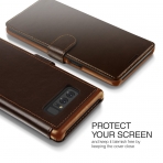 Lumion Samsung Galaxy Note 8 Savant Seri Czdan Klf-Chocolate Brown