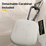 MAGEASY AirPods 4 Skin Klf-Starlight White 