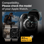 MAGEASY Apple Watch 11/10 42mm Bumper K�l�f-Natural Titanium