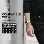 MAGEASY Apple Watch elik Kay(42/44/45/49mm)-Black
