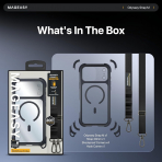 MAGEASY iPhone 17 Pro Max Odyssey Strap M Klf-Mist Gray