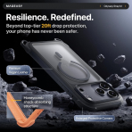 MAGEASY iPhone 17 Pro Max Odyssey Strap M Klf-Mist Gray