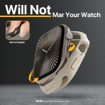MAGEASY Apple Watch 10 46mm Bumper Klf-Starlight White 