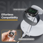 MAGEASY Apple Watch 10 46mm Bumper Klf-Concrete Gray