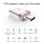 MCDODO OTG Convertor Type-C (USB-C) to USB 3.0 AF Adaptr (Altn/Beyaz)