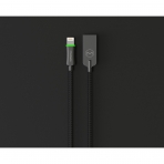 MCDODO Smart LED Lightning USB Kablo-4FT Dark Gray