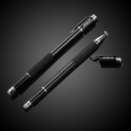 MEKO Precision Serisi Disc Stylus Kalem (2 Adet)-Black-Black