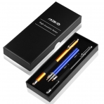 MEKO Precision Serisi Disc Stylus Kalem (2 Adet)-Black-Gold