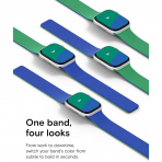 MOFT Apple Watch 11 46mm Silikon Kay-Roam Green
